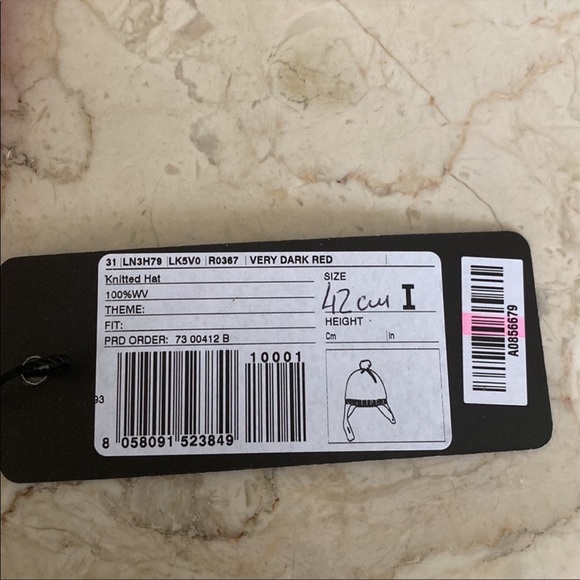 DOLCE & GABBANA Wool Beanie Cap Fox Fur Pom Pom Size 1 / 3-6M - Picture 4 of 5